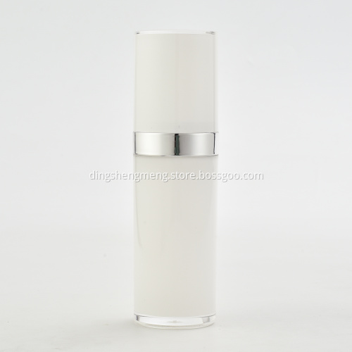 White Cream Bottle Acrylic Skin Care Encases Plastics
